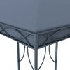 vidaXL Gazebo with LED String Lights 300x300 cm Anthracite