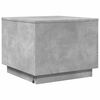 vidaXL Coffee Table with LED Lights Concrete Grey 50x50x40 cm