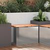 vidaXL Garden Bench Silver 60 x 40 x 43 cm Galvanised steel