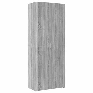 vidaXL Highboard Grey Sonoma 70x42.5x185 cm Engineered Wood