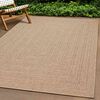 vidaXL Rug ZIZUR Beige 80x200 cm Jute Look Indoor and Outdoor