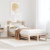 vidaXL Bed Frame without Mattress 90x200 cm Solid Wood Pine