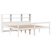 vidaXL Bookcase Bed without Mattress White 180x200 cm Super King Solid Wood Pine
