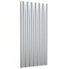 vidaXL Roof Panels 12 pcs Galvanised Steel Silver 80x36 cm