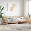vidaXL Pull-out Day Bed without Mattress 2x(80x200) cm Solid Wood