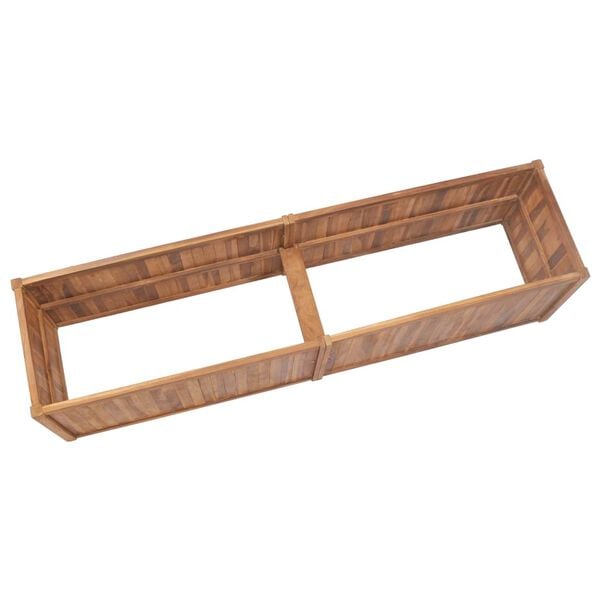 vidaXL Garden Raised Bed 200x50x50 cm Solid Teak Wood