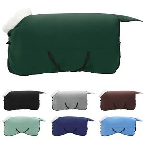 vidaXL Horse Blanket Full Dark Green 165 cm Polar fleece