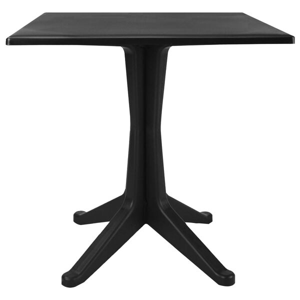 vidaXL Garden Table Anthracite 70x70x71.7 cm Plastic
