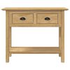 vidaXL Console Table with Drawer BODO Honey Brown 91 x 34.7 x 74 cm