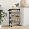vidaXL Kitchen Trolley Artisan Oak 53 x 20 x 76 cm Engineered Wood