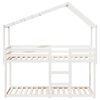 vidaXL Bunk Bed without Mattress White 90x200 cm Solid Wood Pine