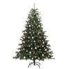 vidaXL Artificial Christmas Tree with 300 LEDs with Stand Green 240 cm