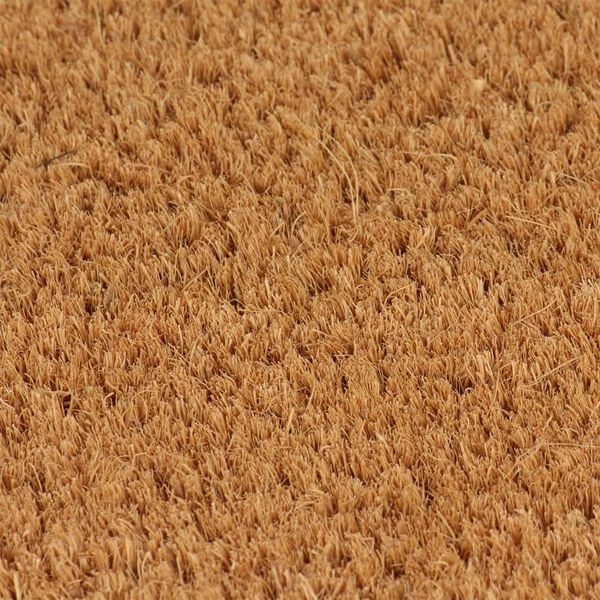 vidaXL Door Mat Natural 100x200 cm Tufted Coir