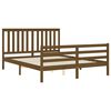 vidaXL Bed Frame without Mattress Honey Brown 160x200 cm Solid Wood