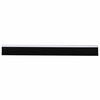 vidaXL Self-adhesive Door Brush Seals 6 pcs Black 100 cm