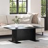 vidaXL Coffee Table Black oak 103.5 x 60 x 40 cm Engineered wood