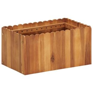 vidaXL Raised Bed | Natural wood colour | Solid acacia wood | Compact | Durable