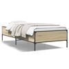 vidaXL Bed Frame without Mattress Sonoma Oak 90x190 cm Single