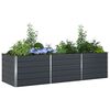 vidaXL Planter Anthracite 290 x 100 x 75 cm Galvanised Steel