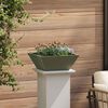 vidaXL Garden Planter 5 pcs Olive Green 40 x 40 x 15 cm