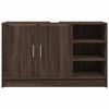 vidaXL Sink Cabinet Brown Oak 90x29x55 cm Engineered Wood