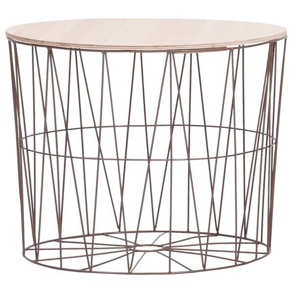 vidaXL Coffee Table 4 pcs Copper