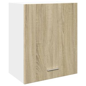 vidaXL Wall Mounted Cabinet "Lyon" Sonoma Oak 50x31x60 cm Engineered Wood