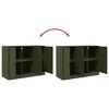 vidaXL Sideboard Olive Green 99x39x73 cm Steel