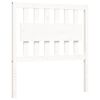 vidaXL Bed Frame without Mattress White 90x200 cm Solid Wood