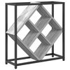 vidaXL Wine Rack 16 bottles Engineered Wood Grey Sonoma