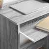 vidaXL Desk with Drawer Grey Sonoma 106 x 41 x 88.5 cm Engineered Wood