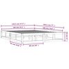 vidaXL Bed Frame without Mattress 140x190 cm Solid Wood
