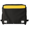 vidaXL Bike Trailer Black and Yellow 30 kg Iron