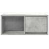 vidaXL TV Cabinets 2 pcs Concrete Grey 60x31x25.5 cm Engineered Wood
