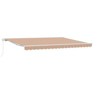 vidaXL Retractable Awning Multicolour 450 x 300 cm