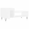 vidaXL Coffee Table High Gloss White 100x50x45 cm Engineered Wood