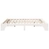 vidaXL Bed Frame White 180 x 200 cm Solid Pine Wood