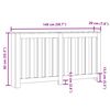 vidaXL Radiator Cover Old Wood 149x20x82 cm Engineered Wood