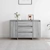 vidaXL Sideboard Grey Sonoma 120 x 41 x 75 cm Engineered Wood