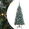 vidaXL Artificial Christmas Tree with 150 LEDs Green 50 x 50 x 120 cm