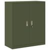 vidaXL Storage Cabinet Olive Green 90 x 40 x 105 cm Steel