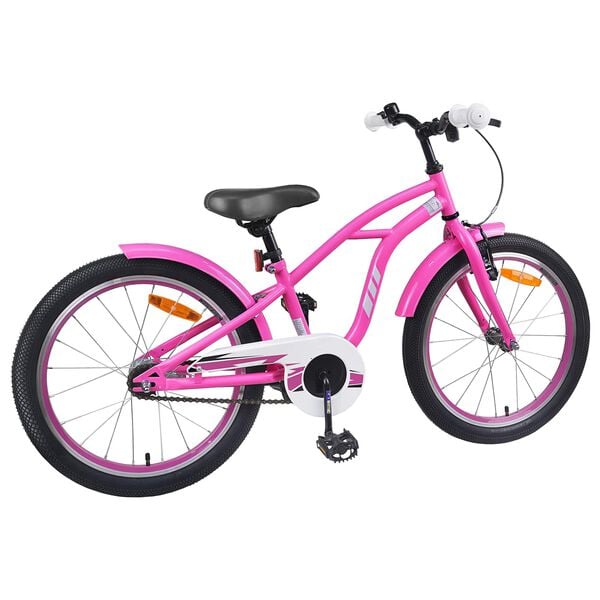 vidaXL Kids Bike 20'' for 6-11 Years Old Dark Pink