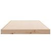 vidaXL Floor Bed Frame Natural 213.5 x 84 x 9 cm Solid Pine Wood