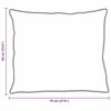 vidaXL Pillow with Pillow 2 pcs White 60 x 70 cm Cotton