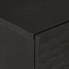 vidaXL Side Cabinets 2 pcs Black 60x33x75 cm Solid Wood Mango