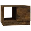 vidaXL Coffee Table Smoked Oak 50x50x36 cm Engineered Wood