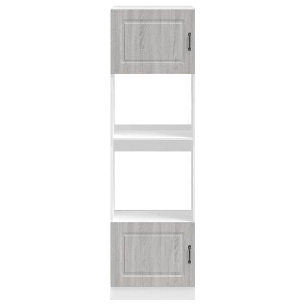 vidaXL Oven Cabinets 2 pcs Kalmar Grey Sonoma Engineered Wood