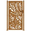 vidaXL Garden Gate 100x200 cm Weathering Steel Wave Design