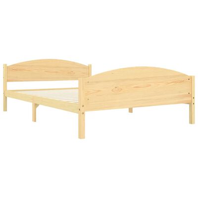 vidaXL Bed Frame Solid Pine Wood 160x200 cm
