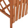 vidaXL Pergola with Gate 116x40x204 cm Solid Firwood